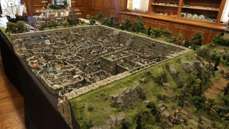 Ostentação: Diorama de Fantasia Medieval incrível!