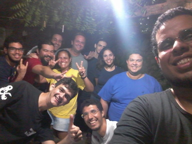 Cavaleiros reunidos em mais um dia de jogos!