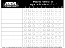 Desafio Familiar de Jogos de Tabuleiro 10 x 10